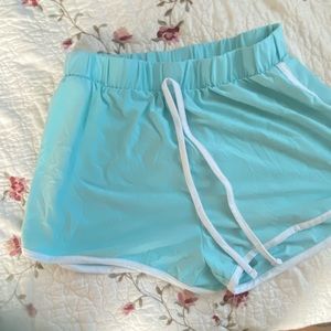 Teal shorts